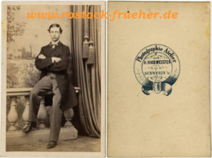 Hermann Hagemeister. Visitformat